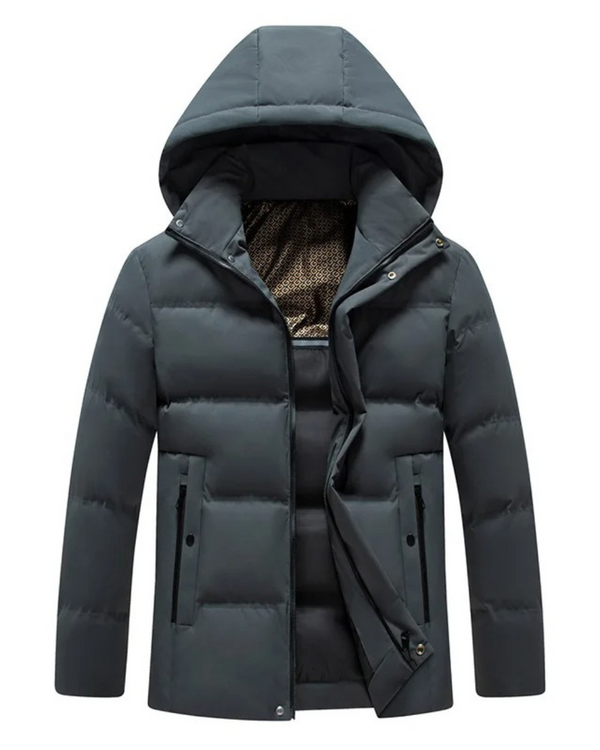 Elegante chaqueta de invierno impermeable
